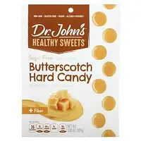 Dr. John's Healthy Sweets, Карамель Butterscotch, + клетчатка, без сахара, 109 г (3,85 унции) в Украине