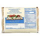 Wasa Flatbread, цілозернові хрусткі хлібці, світле ріжіння, 270 г (9,5 унції) оригінал, фото 2