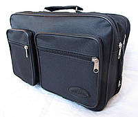 Мужская сумка через плечо барсетка папка портфель А4 черная высокое качество