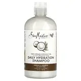 SheaMoisture, 100% кокосовое масло первого отжима, шампунь для ежедневного увлажнения, для всех типов волос, в