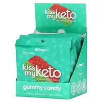 Kiss My Keto, Gummy Candy, кавун, 6 пакетиків по 50 г (1,76 унції) в Україні