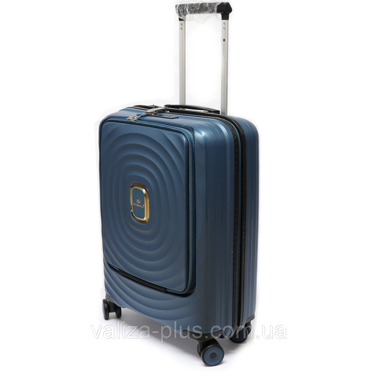 Валіза для ручної поклажі з поліпропілену Snowball 35203, на 35 л синя, фото 1