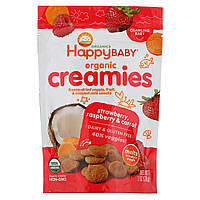 Happy Family Organics, Organic Creamies, снеки из сублимированных овощей, фруктов и кокосового молока, в в