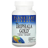 Planetary Herbals, Triphala Gold, здоровье желудочно-кишечного тракта, 1,000 мг, 120 таблеток в Украине