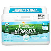 Happy Family Organics, Organics Happy Baby, смесь для младенцев с железом, этап 2, 0 12 месяцев, 595 г (21 в в