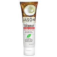 Jason Natural, Simply Coconut, отбеливающая зубная паста, кокосовый крем, 119 г (4,2 унции) в Украине