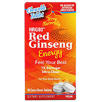 Terry Naturally, HR80 Red Ginseng Energy, 30 Easy Chew Tablets в Украине