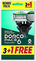 Станок одноразовий DORCO Pace 6 (4 шт)