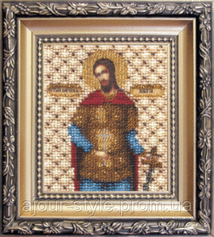 Набор для вышивки бисером Б-1094 Икона святой великомученик Никита - фото 1 - id-p324981209