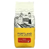 Portland Coffee Roasters, Органический кофе, цельные зерна, темная обжарка, французский, 907 г (2 фунта) в в