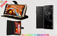 Оригинал чехол-книга + бампер для Sony Xperia XA1 Plus G3412