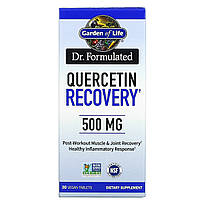 Garden of Life, Доктор Formulated, Quercetin Recovery, 500 мг, 30 веганских таблеток в Украине