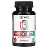 Zhou Nutrition, Methyl B-12, натуральная вишня, 60 микроладсов в Украине