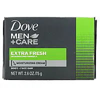 Dove, Men + Care, мыло для тела и лица, свежесть, 75 г (2,6 унции) в Украине
