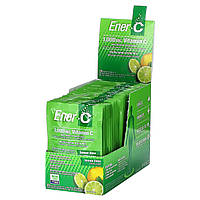 Ener-C, витамин C, смесь для приготовления мультивитаминного напитка со вкусом лайма и лимона, 1000 мг, в