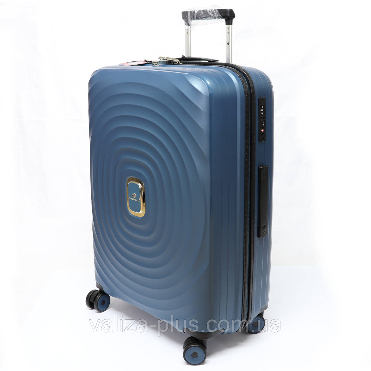Середня валіза з поліпропілену на 68 л Snowball Robust 35203 синя, фото 1
