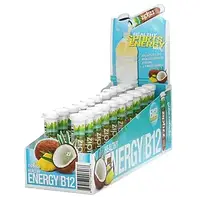 Zipfizz, Healthy Energy з вітаміном B12, піна колада, 20 тюбиків по 11 г в Україні