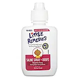 Little Remedies, Сольовий спрей + краплі, для носа, 15 мл (0,5 рідкого. Унції) оригінал, фото 3