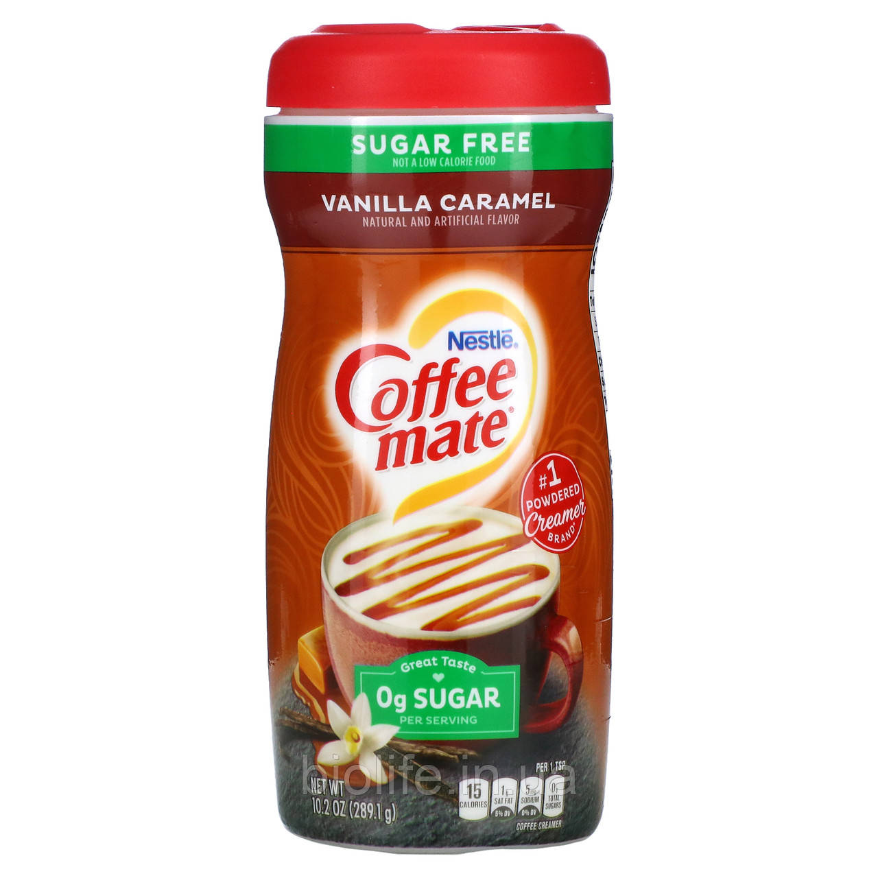 Coffee Mate, Кофейные Сливки в Порошке, Без Сахара, Ваниль и Карамель ...