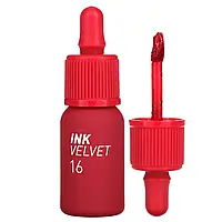 Peripera, Тинт для губ Ink Velvet, 16 Heart Fuchsia Pink, 0,14 унции (4 г) в Украине