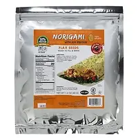 Norigami, Яичные обертки с соевым протеином, семена льна, 10 тонких оберток, 40 г (1,4 унции) в Украине