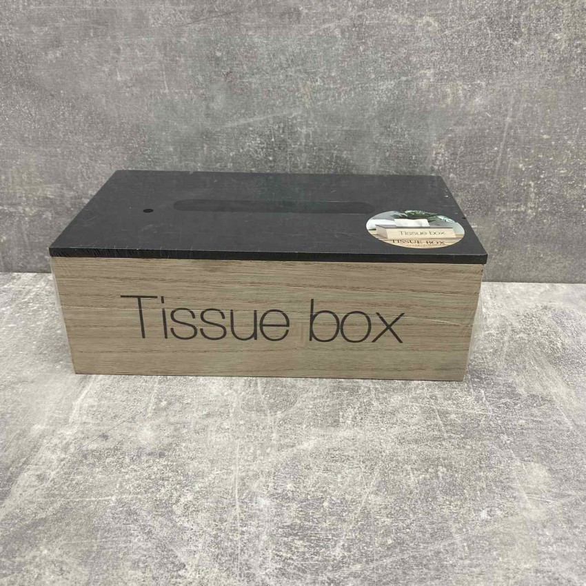 Диспенсер для серветок бамбуковий "Tissue box" Stenson 45339-2, фото 1