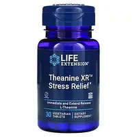 Life Extension, Theanine XR Stress Relief, 30 вегетарианских таблеток в Украине