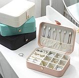 Зручна скринька для біжутерії та прикрас, Скринька органайзер 17*11,5*5 см на магніті., фото 4
