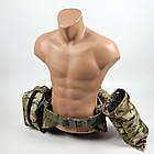 Комплект пояс тактичний розвантажувальний 7 підсумків Molle у зборі Мультикам, фото 3