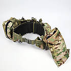 Комплект пояс тактичний розвантажувальний 7 підсумків Molle у зборі Мультикам, фото 5