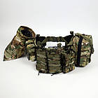 Комплект пояс тактичний розвантажувальний 7 підсумків Molle у зборі Мультикам, фото 6