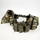 Комплект пояс тактичний розвантажувальний 7 підсумків Molle у зборі Мультикам, фото 4
