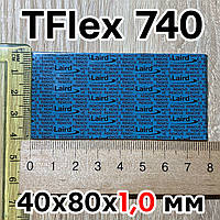 Термопрокладка ОРИГИНАЛ LAIRD T-FLEX 700 5 W/mK | 740 40x80x1.0 мм