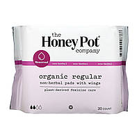 The Honey Pot Company, Organic Regular Non-Herbal Pads With Wings, 20 Count в Украине