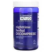 Swanson WIO, Nighttime Herbal Decompress, 30 капсул в Украине