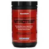 MuscleMeds, Nitrotest, андрогенный усилитель перед тренировкой, голубая малина, 474 г (16,72 унции) в Украине