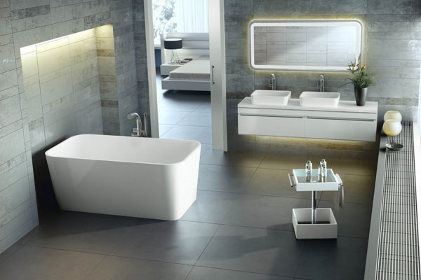 Ванна кімната в стилі Хай Тек