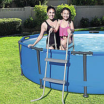 Драбина для каркасного басейну Bestway 58430 двосекційна 84 см, фото 3