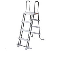 Драбина для каркасного басейну Intex 28076 двосекційна 3 сходинки 122 см, фото 4