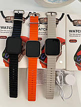 Розумний смарт-годинник Smart Watch GT9 Ultra bluetooth з крокоміром пульсометром лічильник калорій 49 мм, фото 3