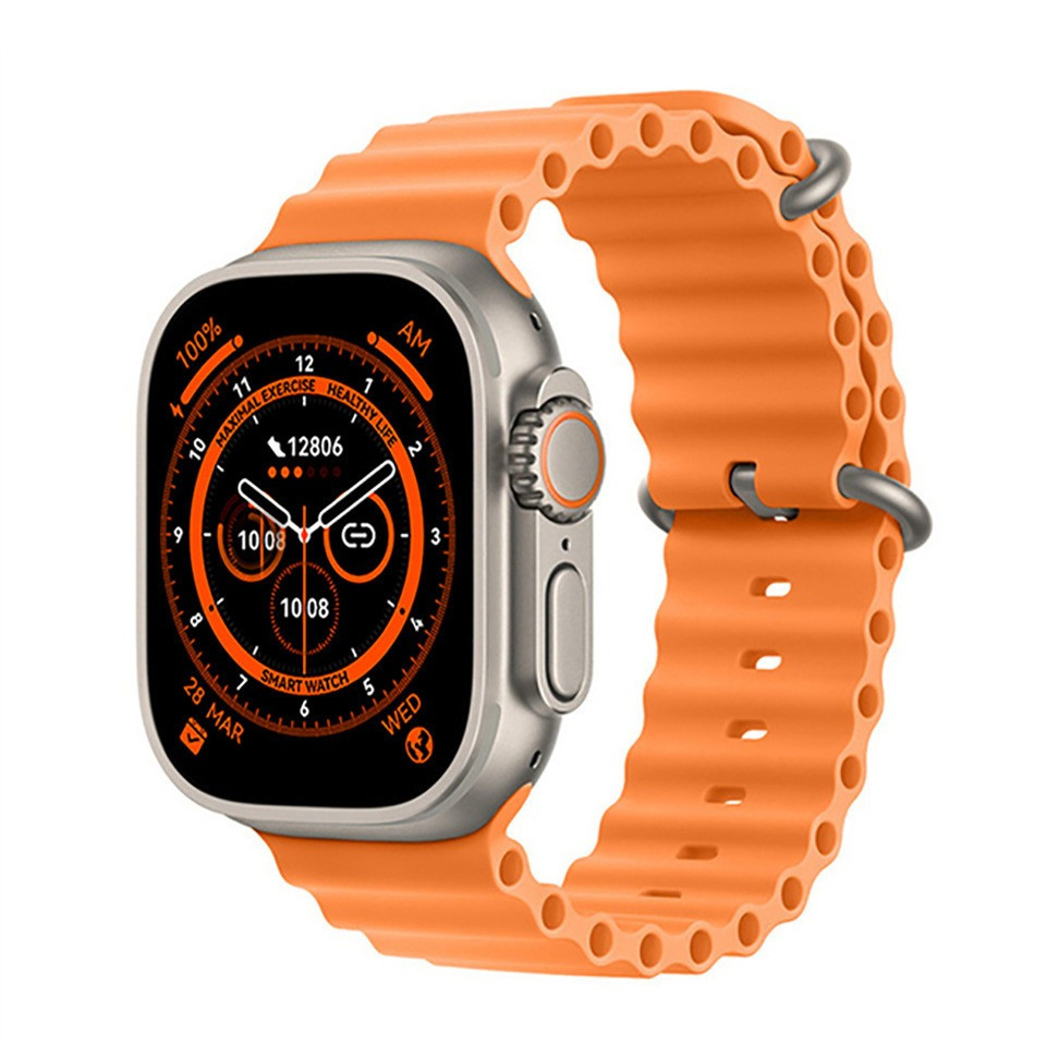 Розумний смарт-годинник Smart Watch T900 Ultra bluetooth з крокоміром пульсометром лічильник калорій 44 мм