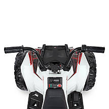 Квадроцикл електричний Bambi Racer M 4849EL-1 одномісний дитячий акумуляторний 3-8 років Білий, фото 3