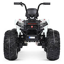 Квадроцикл електричний Bambi Racer M 4849EL-1 одномісний дитячий акумуляторний 3-8 років Білий, фото 6