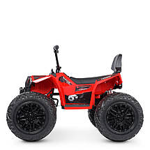 Квадроцикл електричний Bambi Racer M 4849EL-3 одномісний дитячий акумуляторний 3-8 років Червоний, фото 4