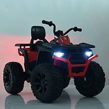 Квадроцикл електричний Bambi Racer M 4624EBLR-2-8 одномісний дитячий акумуляторний 3-8 років Чорно-рожевий, фото 5