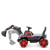 Дитячий електро екскаватор Bambi Racer M 4838BR-3 акумуляторний трактор на радіокеруванні Червоний, фото 4