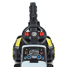 Дитячий електро екскаватор Bambi Racer M 4838BR-6 акумуляторний трактор на радіокеруванні Жовтий, фото 3