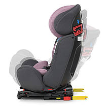 Автокрісло дитяче EL CAMINO ME 1041 BRAVO ISOFIX Авто крісло універсальне для немовляти від 0 до 12 років Фіолет, фото 6
