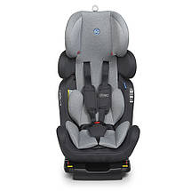 Автокрісло дитяче EL CAMINO ME 1041 BRAVO ISOFIX Авто крісло універсальне для немовляти від 0 до 12 років Сірий, фото 4
