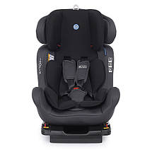 Автокрісло дитяче EL CAMINO ME 1041 BRAVO ISOFIX Авто крісло універсальне для немовляти від 0 до 12 років Чорний, фото 2